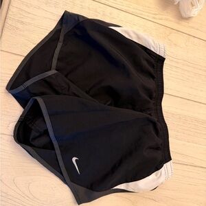Nike Black and White Running Shorts